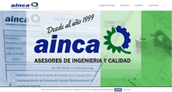Desktop Screenshot of ainca.net