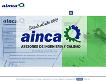 Tablet Screenshot of ainca.net
